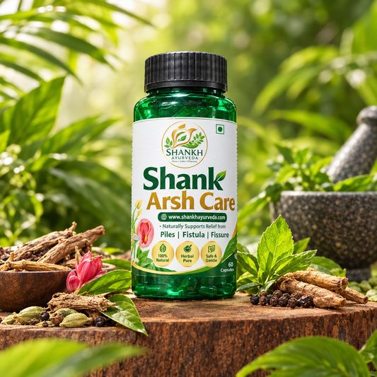 Shank Arsh Care bottle - surface view